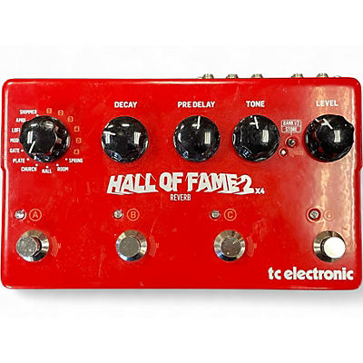 Used TC Electronic HALL OF FAME 2 X4 Effect Pedal