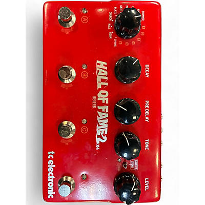 Used TC Electronic HALL OF FAME REVERB X4 Effect Pedal