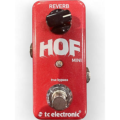 Used TC Electronic HOF mini reverb Effect Pedal