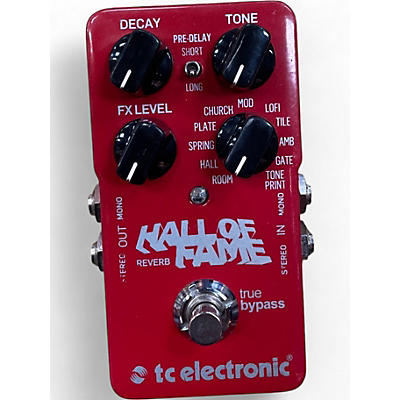 Used TC Electronic Hall Of Fame Effect Pedal