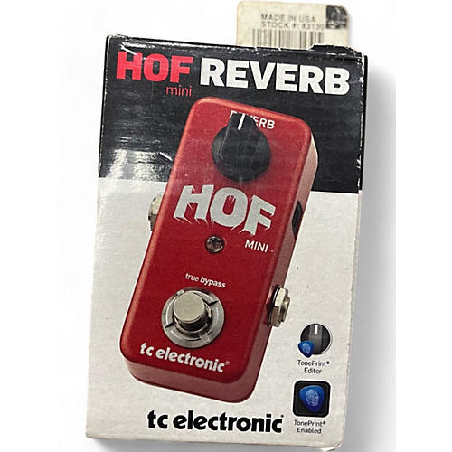 TC Electronic Used TC Electronic Hall Of Fame Mini Reverb Effect Pedal