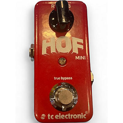 Used TC Electronic Hall Of Fame Mini Reverb Effect Pedal