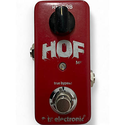 Used TC Electronic Hall Of Fame Mini Reverb Effect Pedal