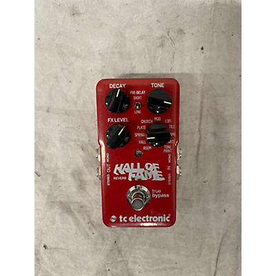 TC Electronic Used TC Electronic Hall Of Fame Reverb Effect Pedal