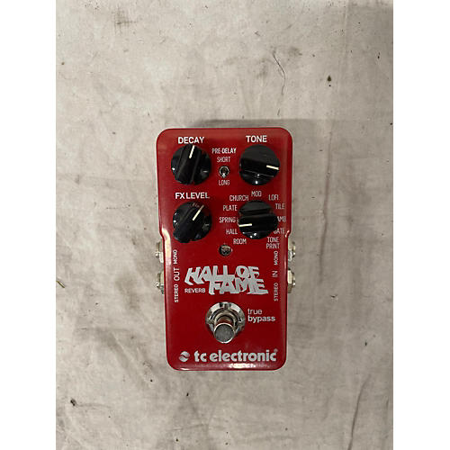 TC Electronic Used TC Electronic Hall Of Fame Reverb Effect Pedal