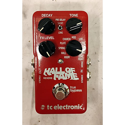 TC Electronic Used TC Electronic Hall Of Fame Reverb Effect Pedal