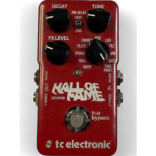 TC Electronic Used TC Electronic Hall Of Fame Reverb Effect Pedal