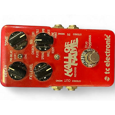 TC Electronic Used TC Electronic Hall Of Fame Reverb Effect Pedal