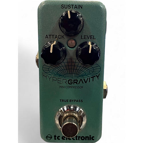 Used TC Electronic HyperGravity Compressor Mini Effect Pedal