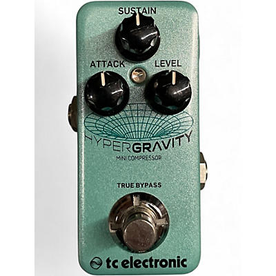 Used TC Electronic HyperGravity Compressor Mini Effect Pedal