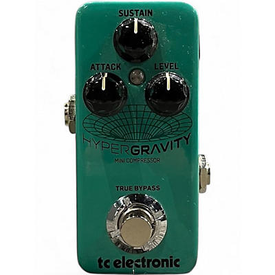 Used TC Electronic HyperGravity Compressor Mini Effect Pedal