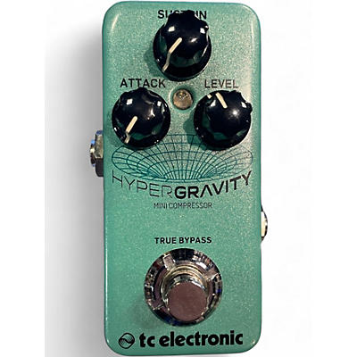 Used TC Electronic HyperGravity Compressor Mini Effect Pedal