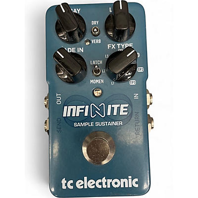 Used TC Electronic INFINITE SAMPLE SUSTAINER Effect Pedal