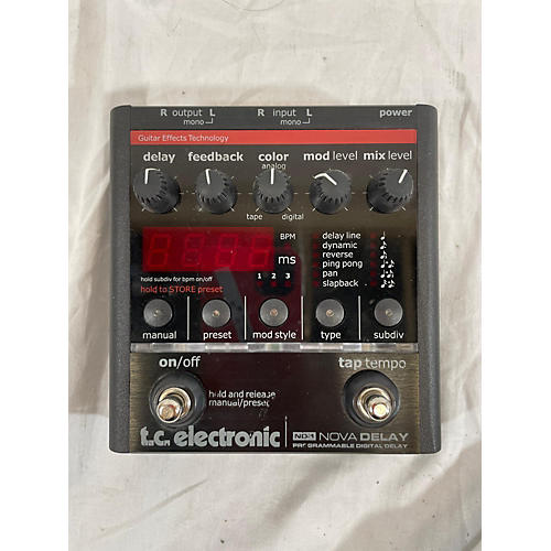 TC Electronic Used TC Electronic ND1 Nova Delay Effect Pedal