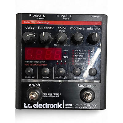 Used TC Electronic ND1 Nova Delay Effect Pedal