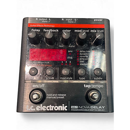 Used TC Electronic ND1 Nova Delay Effect Pedal