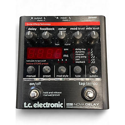 Used TC Electronic ND1 Nova Delay Effect Pedal