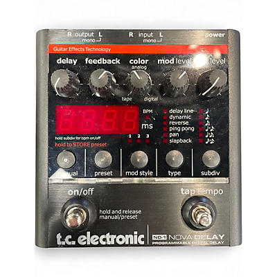 Used TC Electronic ND1 Nova Delay Effect Pedal