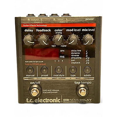 Used TC Electronic ND1 Nova Delay Effect Pedal