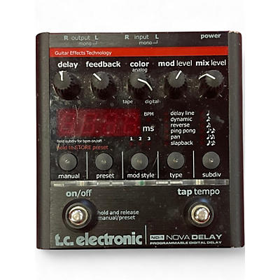 Used TC Electronic ND1 Nova Delay Effect Pedal