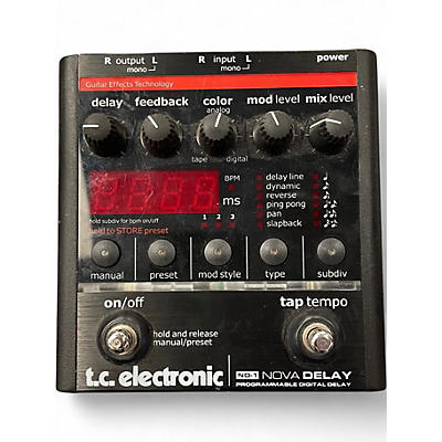 Used TC Electronic ND1 Nova Delay Effect Pedal