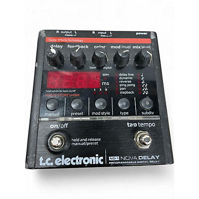 Used TC Electronic ND1 Nova Delay Effect Pedal