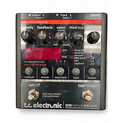 Used TC Electronic ND1 Nova Delay Effect Pedal