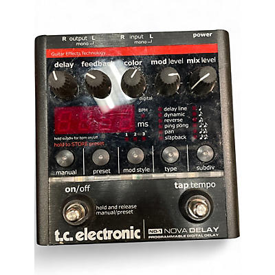 Used TC Electronic ND1 Nova Delay Effect Pedal