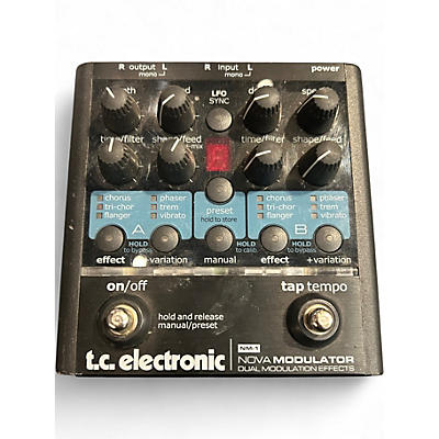 Used TC Electronic NOVA MODULATOR Effect Pedal
