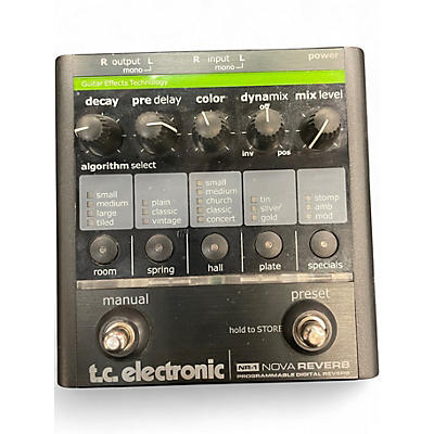 Used TC Electronic NOVA REVERB Effect Pedal