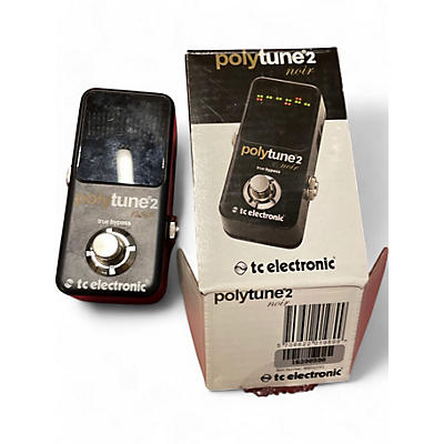 Used TC Electronic Polytune Noir Mini 2 Tuner Pedal