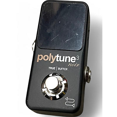 Used TC Electronic Polytune Noir Mini 3 Tuner Tuner Pedal