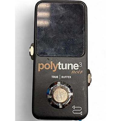 Used TC Electronic Polytune Noir Mini 3 Tuner Tuner Pedal