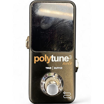 Used TC Electronic Polytune Noir Mini 3 Tuner Tuner Pedal