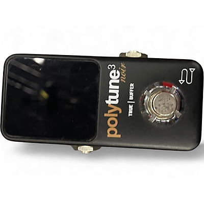 Used TC Electronic Polytune Noir Mini 3 Tuner Tuner Pedal