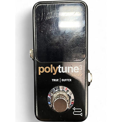 Used TC Electronic Polytune Noir Mini 3 Tuner Tuner Pedal