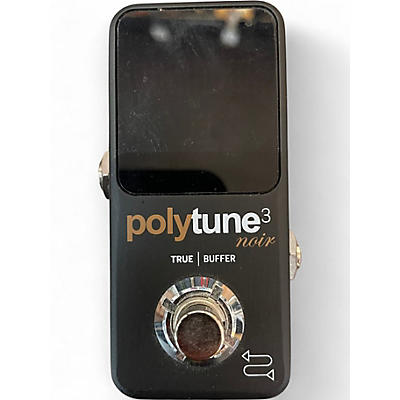 Used TC Electronic Polytune Noir Mini 3 Tuner Tuner Pedal