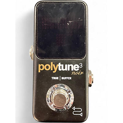 Used TC Electronic Polytune Noir Tuner Pedal