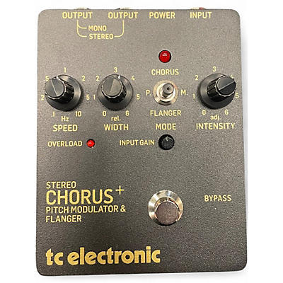 Used TC Electronic SCF GOLD CHORUS FLANGER Effect Pedal