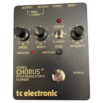 Used TC Electronic STEREO CHORUS+ Effect Pedal