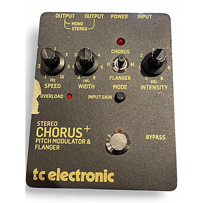 Used TC Electronic STEREO CHORUS+ Effect Pedal