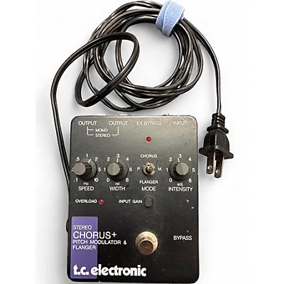 Used TC Electronic STEREO CHORUS + PITCH MODULATOR & FLANGER Effect Pedal
