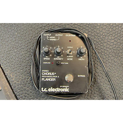 Used TC Electronic Stereo Chorus + Pitch Modulator & Flanger Effect Pedal