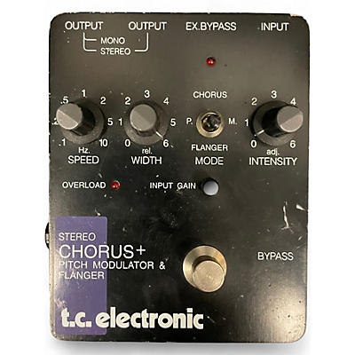 Used TC Electronic Stereo chorus + Pitch Modulator and Flanger Effect Pedal