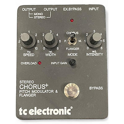 Used TC Electronic Stereo chorus pitch modulator and flanger Effect Pedal