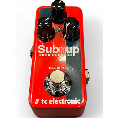 Used TC Electronic Sub N Up Mini Octaver Effect Pedal