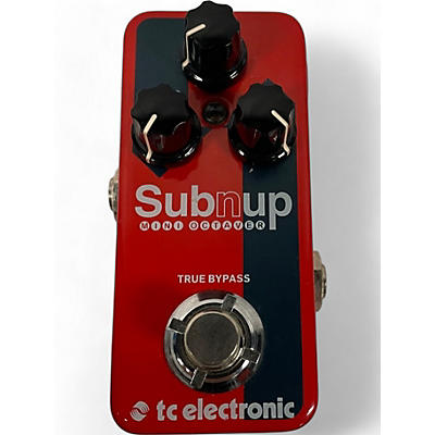 Used TC Electronic Sub N Up Mini Octaver Effect Pedal