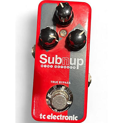 Used TC Electronic Sub N Up Mini Octaver Effect Pedal