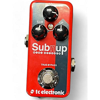 Used TC Electronic Sub N Up Mini Octaver Effect Pedal