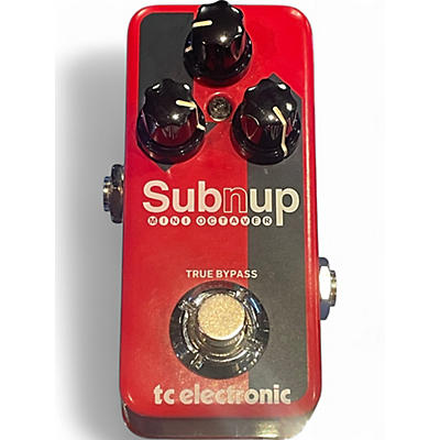 Used TC Electronic Sub N Up Mini Octaver Effect Pedal